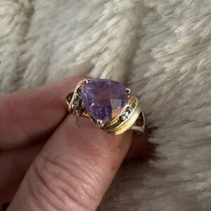 10kt Amethyst ring